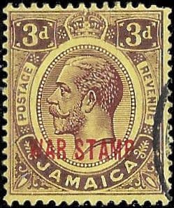 Jamaica 1919 War Tax Overprints SG 77 Fine Used