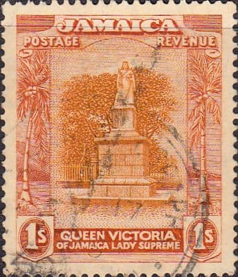 Jamaica 1921 SG  102a Queen Victoria Statue Fine Used