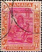 Jamaica 1921 SG 92 Arawak Woman Fine Used