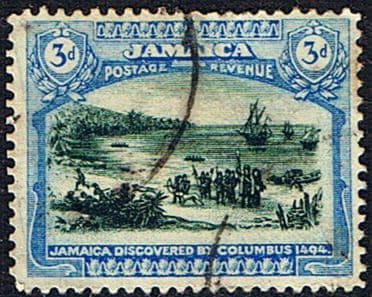 Jamaica 1921 SG 96a Discovery by Columbus Fine Used