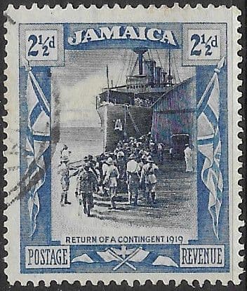 Jamaica 1921 SG  98 War Contingent Return Fine Used