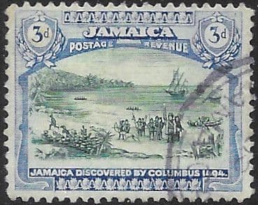 Jamaica 1921 SG 99 Discovery by Columbus Fine Used