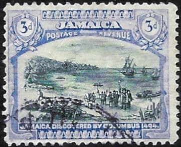 Jamaica 1921 SG 99a Discovery by Columbus Fine Used