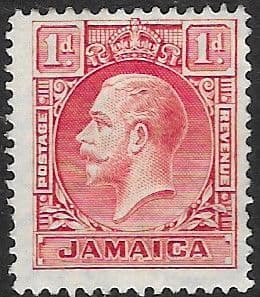 Jamaica 1929 King George V Head SG 108 Fine Mint