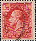 Jamaica 1929 King George V Head SG 108 Fine Used
