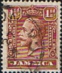 Jamaica 1929 King George V Head SG 109 Fine Used