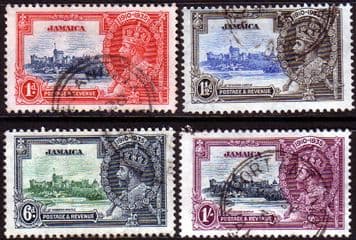 Jamaica 1935 King George V Silver Jubilee Set Fine Used