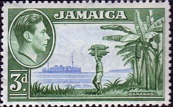 Jamaica 1938 SG 126b Bananas Fine Mint