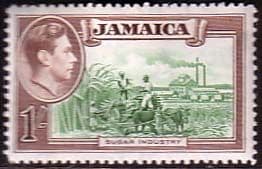 Jamaica 1938 SG 130 Sugar Industry Fine Mint
