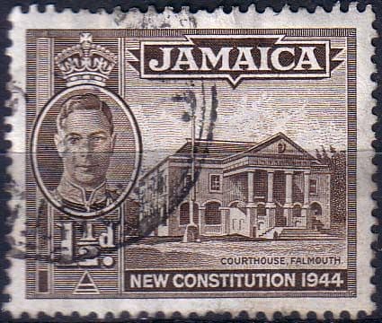 Jamaica 1945 New Constitution SG 134a Fine Used