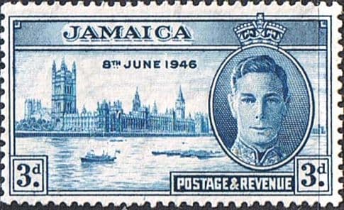 Jamaica 1946 King George VI Victory SG 142a Fine Mint