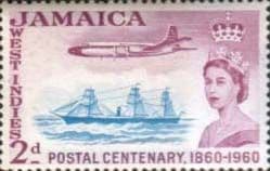 Jamaica 1960 Stamp Centenary SG 178 Fine Mint