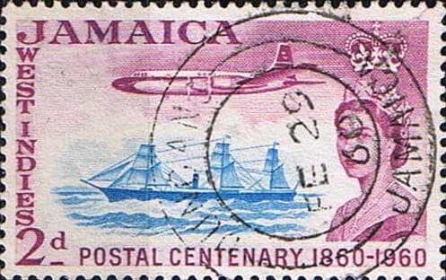Jamaica 1960 Stamp Centenary SG 178 Fine Used