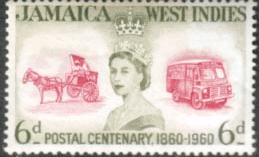 Jamaica 1960 Stamp Centenary SG 179 Fine Mint