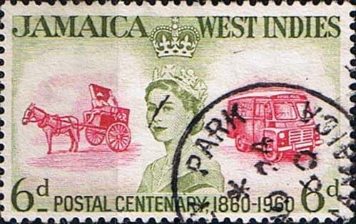 Jamaica 1960 Stamp Centenary SG 179 Fine Used