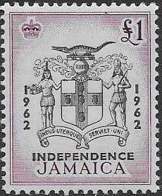 Jamaica 1962 SG 192 Independence Overprint Fine Mint