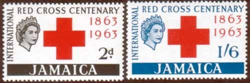 Jamaica 1963 Red Cross Centenary Set Fine Mint