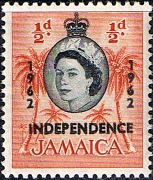 Jamaica 1963 SG 205 Independence Overprint Fine Mint