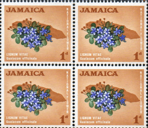 Jamaica 1964 SG 217 Flowers Fine Mint Block of 4