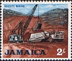 Jamaica 1964 SG 228 Bauxite Mining Fine Mint