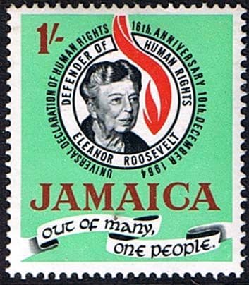Jamaica 1964 SG 239 Eleanor Rosevelt Human Rights Fine Mint