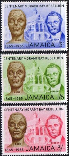 Jamaica 1965 Centenary of Morant Bay Rebellion Set Fine Mint