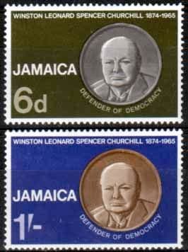 Jamaica 1966 Churchill Set Fine Mint