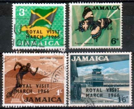 Jamaica 1966 Royal Visit Set Fine Used