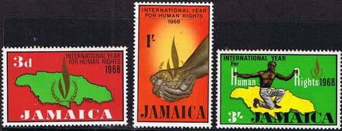 Jamaica 1968 SG 272 4 Human Rights Set Fine Mint