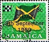 Jamaica 1969 Decimal Currency Overprints SG 282 Fine Used