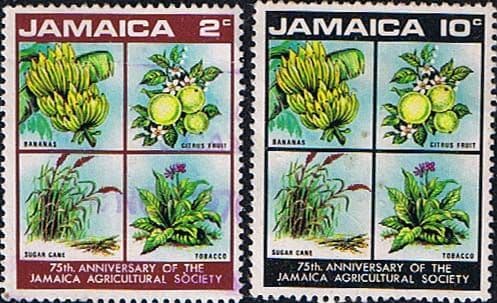 Jamaica 1970 Agricultural Society Set Fine Used