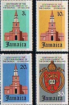 Jamaica 1971 Disestablishment of the Church Set Fine Mint