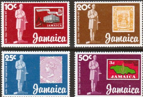 Jamaica 1979 Sir Rowland Hill Set Fine Mint