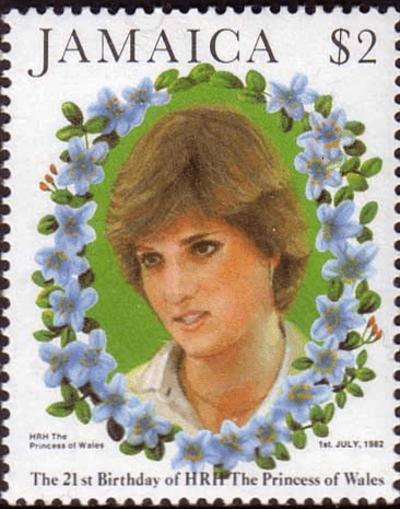 Jamaica 1982 Diana 21st Birthday SG 555 Fine Mint