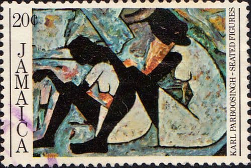 Jamaica 1983 Christmas Painting SG 591 Fine Used