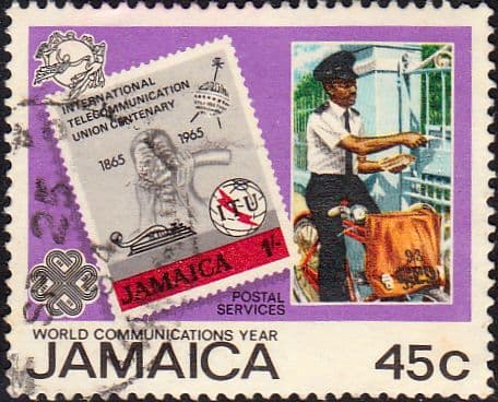 Jamaica 1983 World Communications Year SG 587 Fine Used