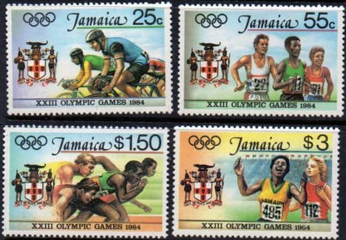 Jamaica 1984 Olympic Games Set Fine Mint