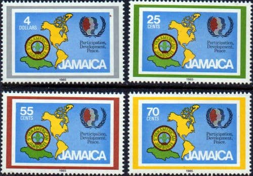 Jamaica 1985 International Youth Year Set Fine Mint