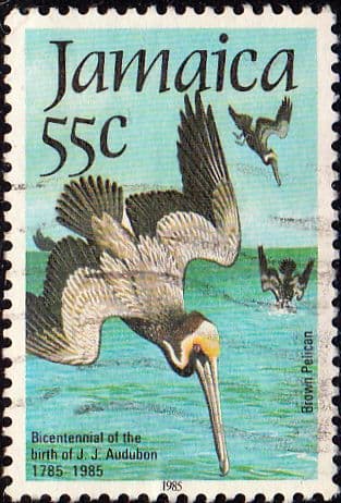 Jamaica 1985 John J. Audubon SG 621 Fine Used