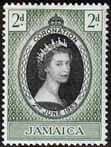 Jamaica Queen Elizabeth II 1953 Coronation Fine Mint