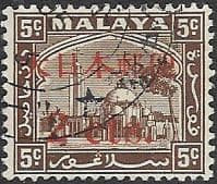 Japanese Occupation of Malaya SG J289 Fine Used