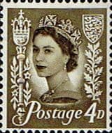 Jersey 1958 Queen Elizabeth SG 12 Fine Mint