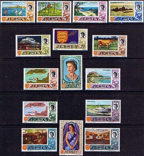 Jersey 1969 Independent Postal Administration Set Fine Mint