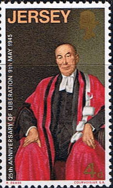 Jersey 1970 25th Anniversary of Liberation SG 34 Fine Mint