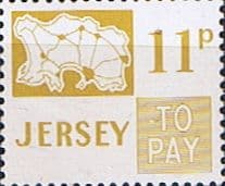 Jersey 1971 Post Due SG D17 Fine Mint