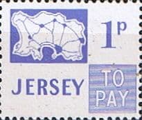 Jersey 1971 Post Due SG D8 Fine Mint