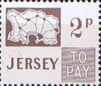 Jersey 1971 Post Due SG D9 Fine Mint