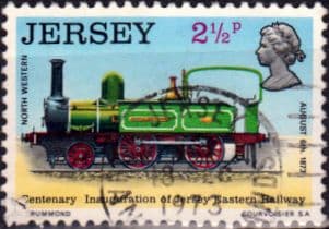 Jersey 1973 Eastern Railway Trains SG 93 Fine Used
