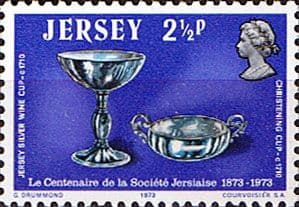 Jersey 1973 Jersey Centenary of La Société Jersiaise SG 85 Fine Mint