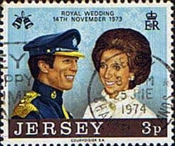 Jersey 1973 Royal Wedding SG 85 Fine Used